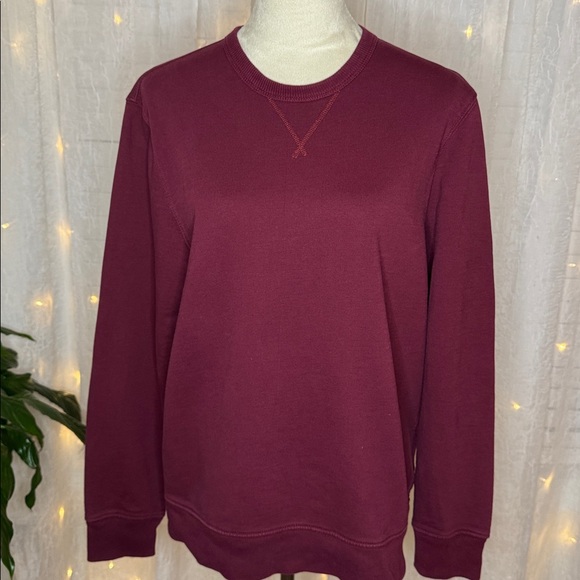 J. Crew Tops - J. Crew Women's Burgundy Sweatshirt